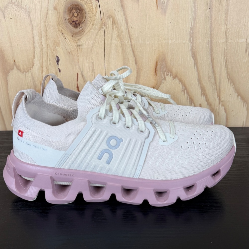 On Cloudswift 4 Running Shoes Women 7 Pink Cream Helion Superfoam